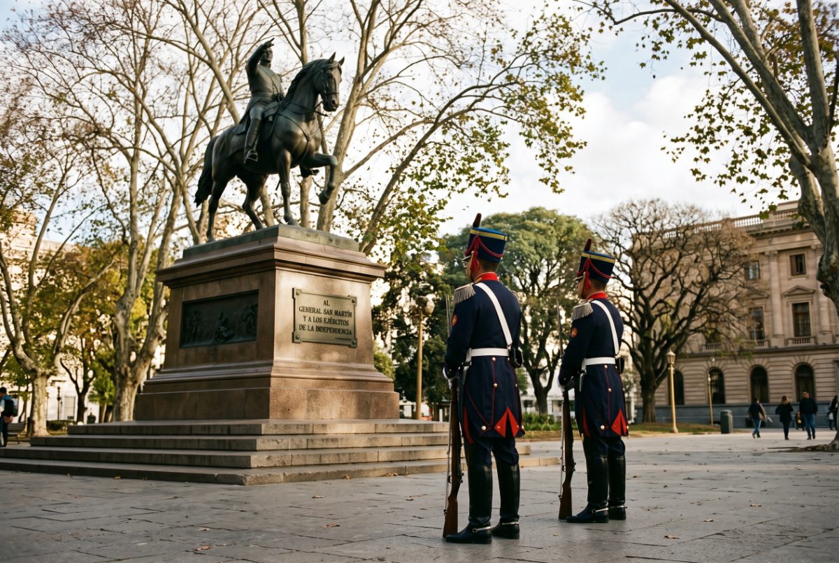 San Martín y los Granaderos